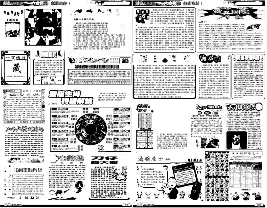 六合彩113期另版创富B(黑白)