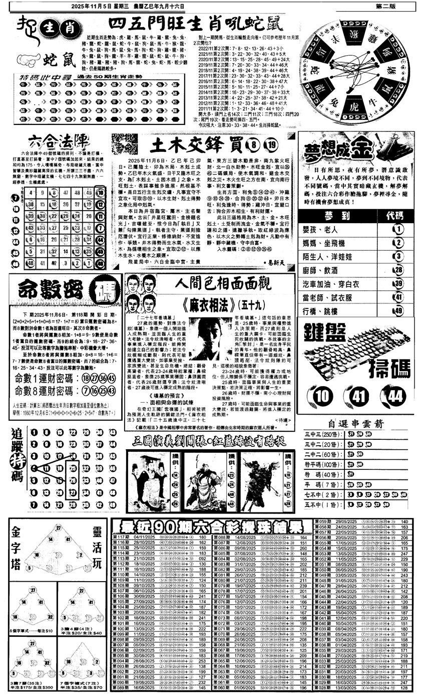六合彩118期新报跑狗4(黑白)