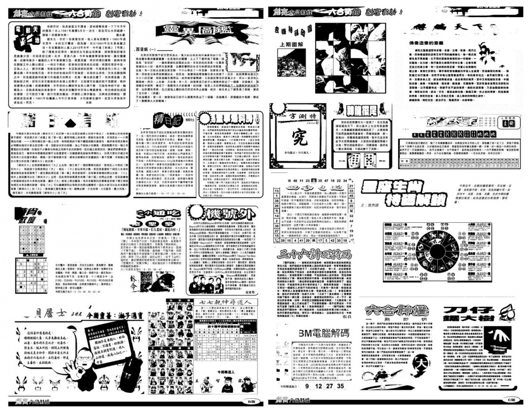 六合彩119期另版创富B(黑白)