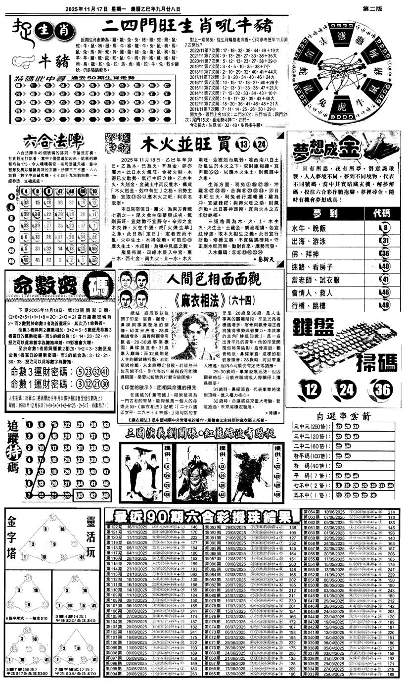 六合彩123期新报跑狗4(黑白)