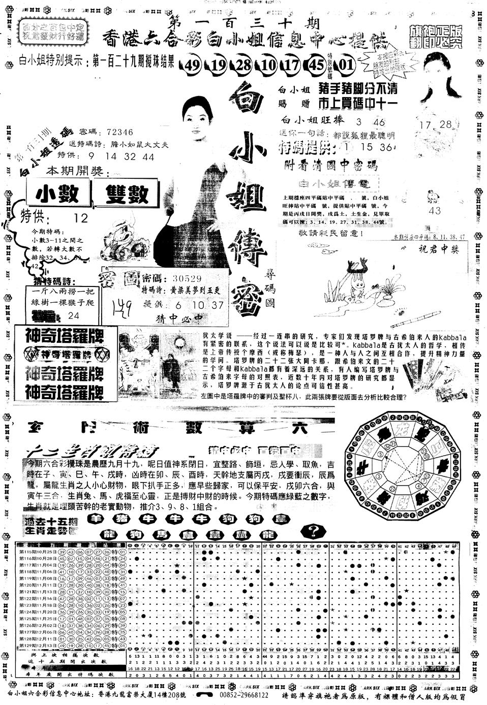 六合彩130期另版白姐旗袍A(黑白)