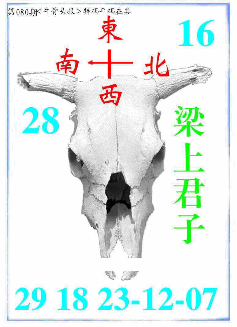 六合彩080期牛派系列5(黑白)