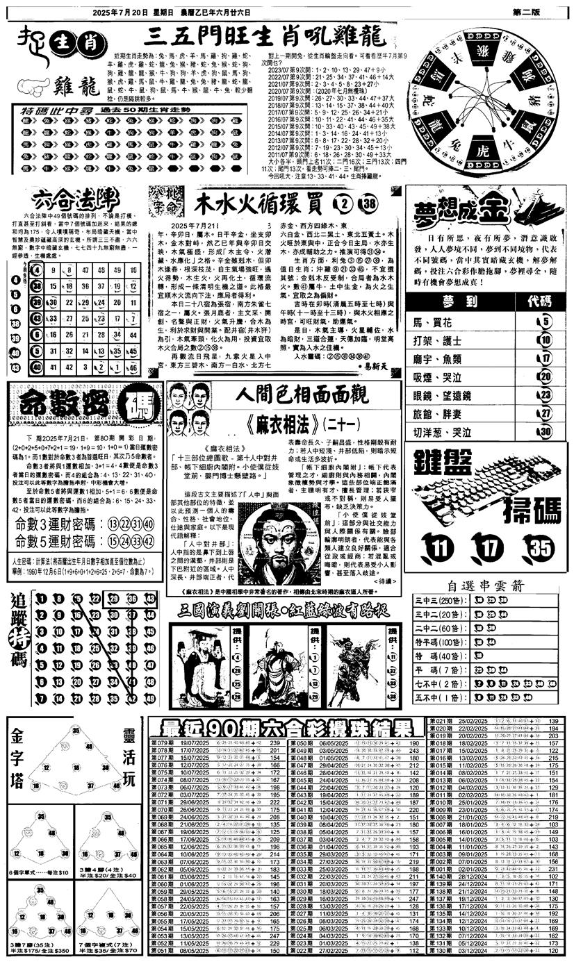 六合彩080期新报跑狗4(黑白)