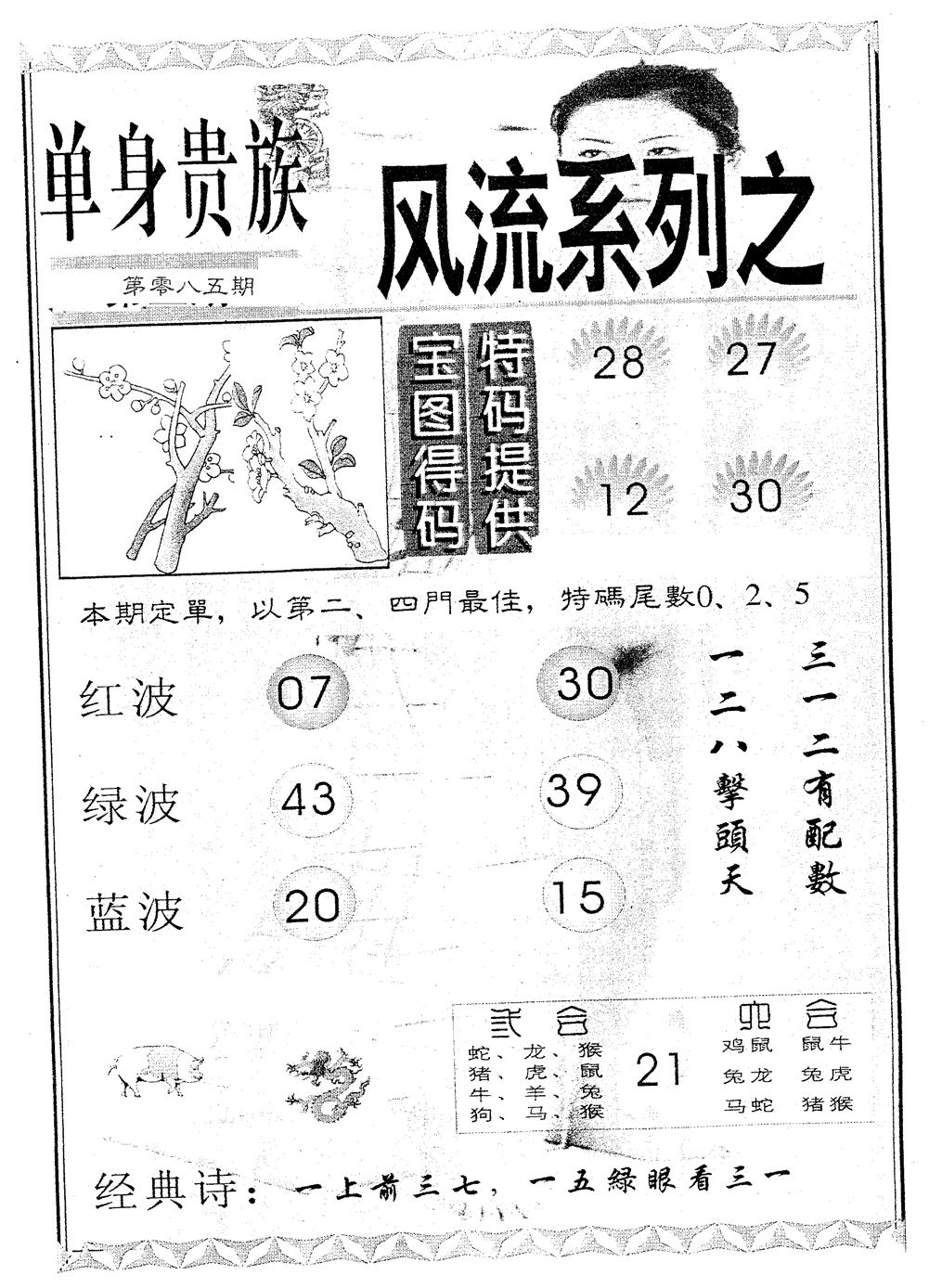 六合彩085期风流系列-4(黑白)