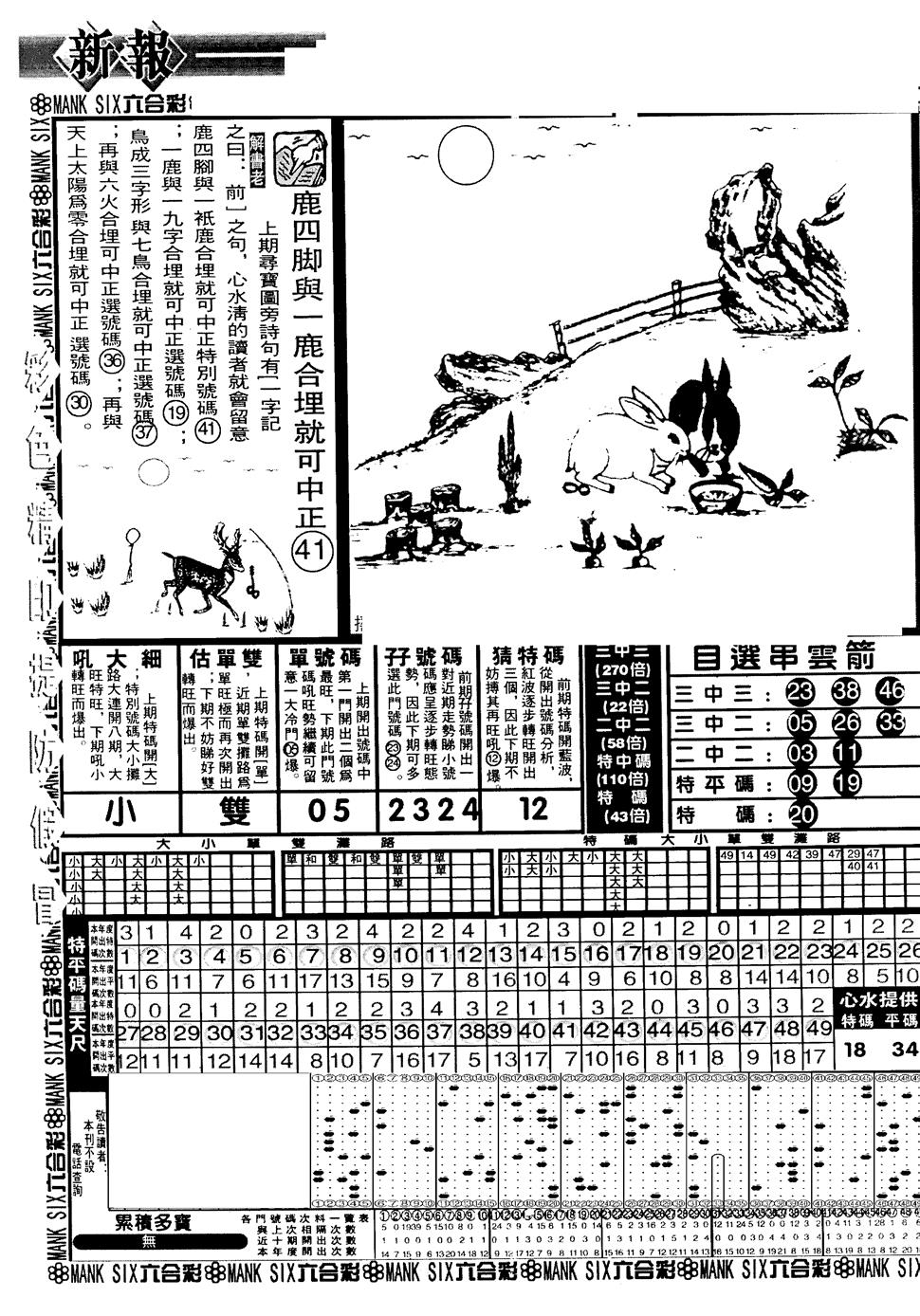 六合彩089期假新报跑狗A(黑白)