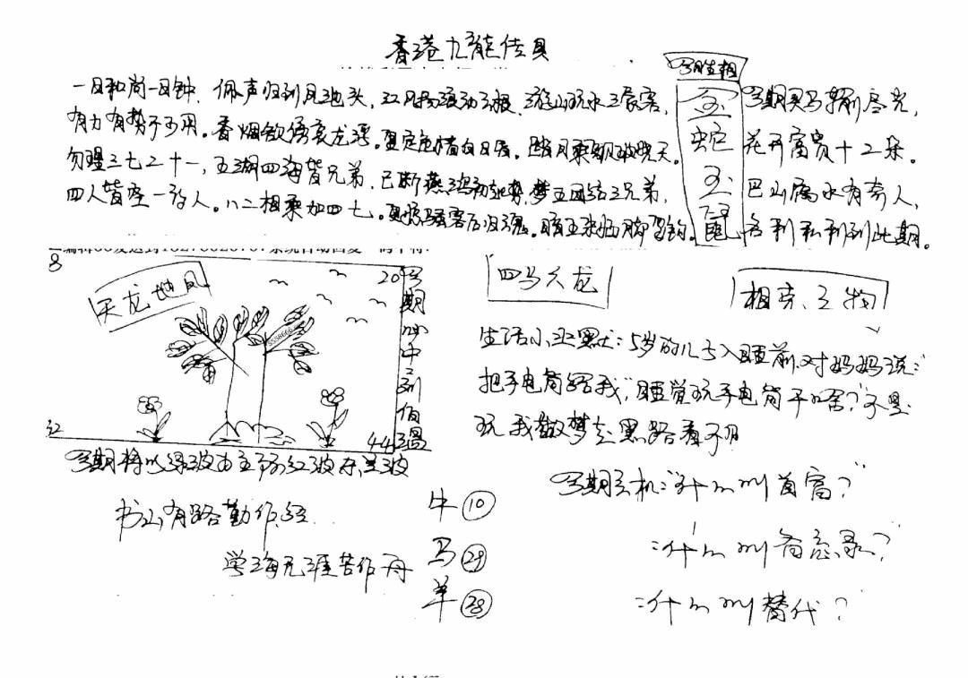 六合彩095期手写九龙内幕B(黑白)