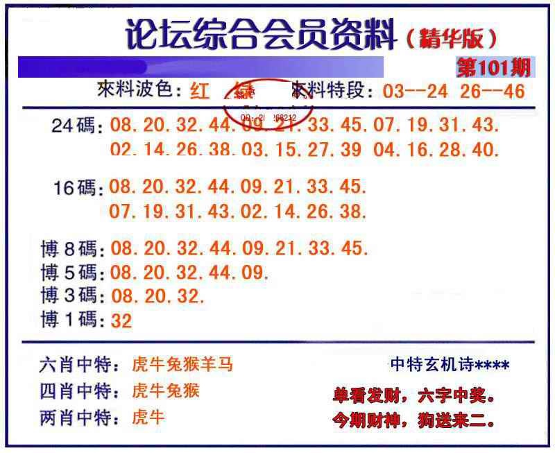 六合彩101期综合会员资料