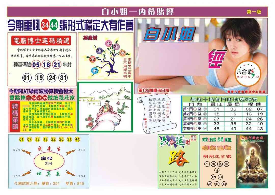 六合彩105期香港内幕赌经(新图)