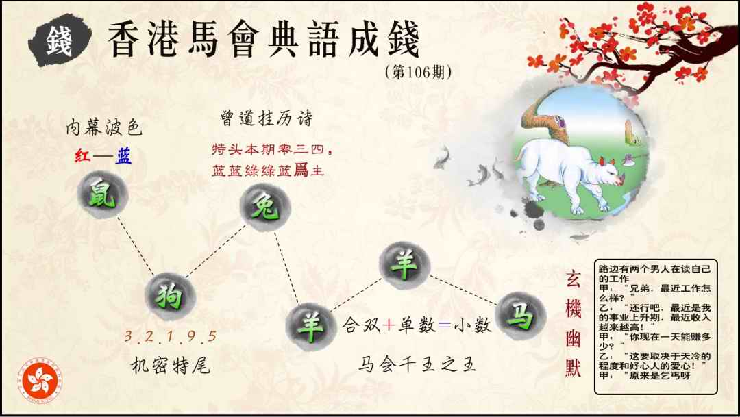 六合彩106期典语成钱