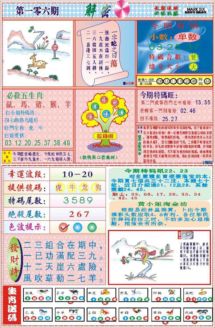 六合彩106期118解密(新图)