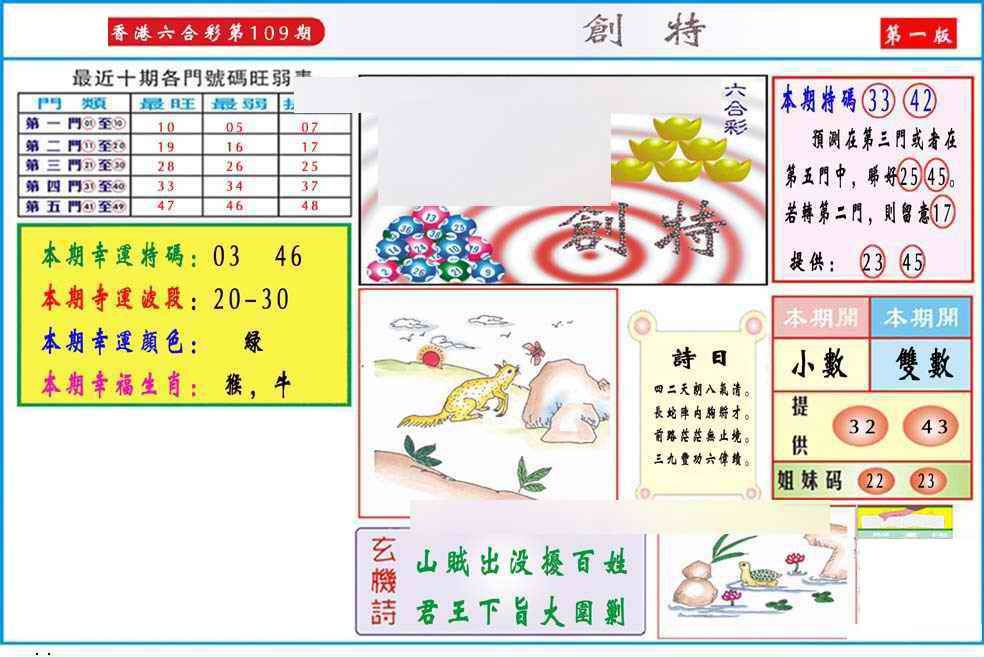 六合彩109期马经创特A(新图推荐)