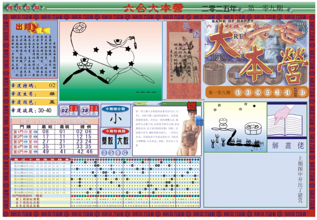 六合彩109期大本营