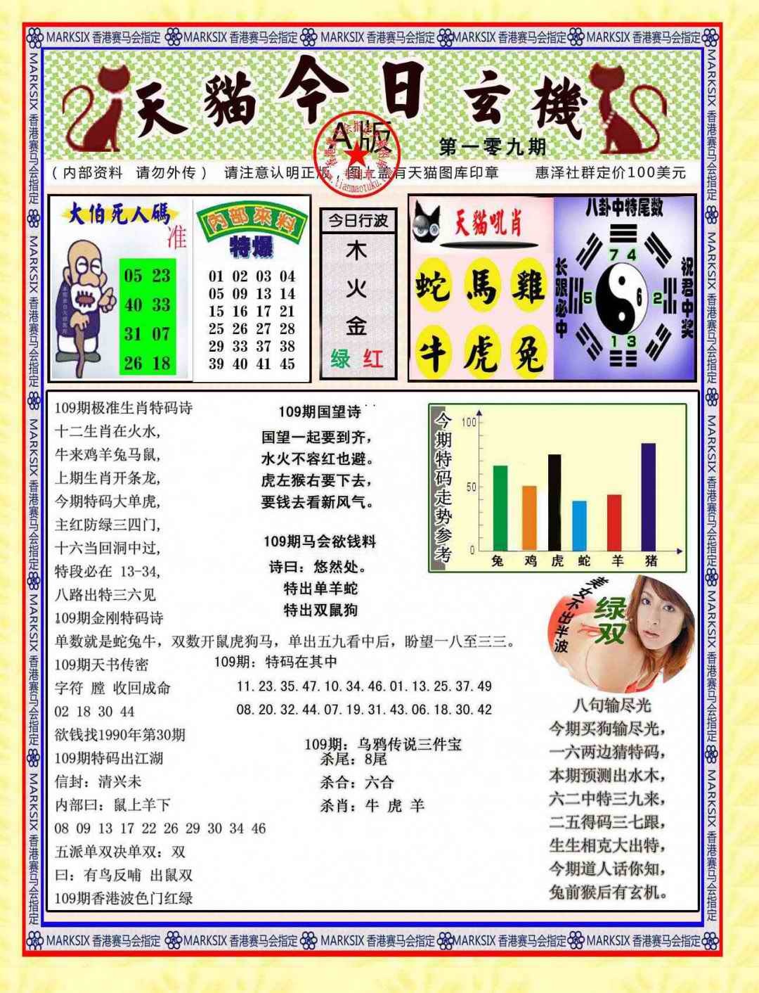 六合彩109期今日玄机图A