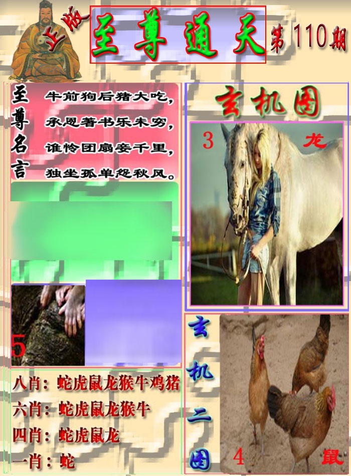 六合彩110期至通报