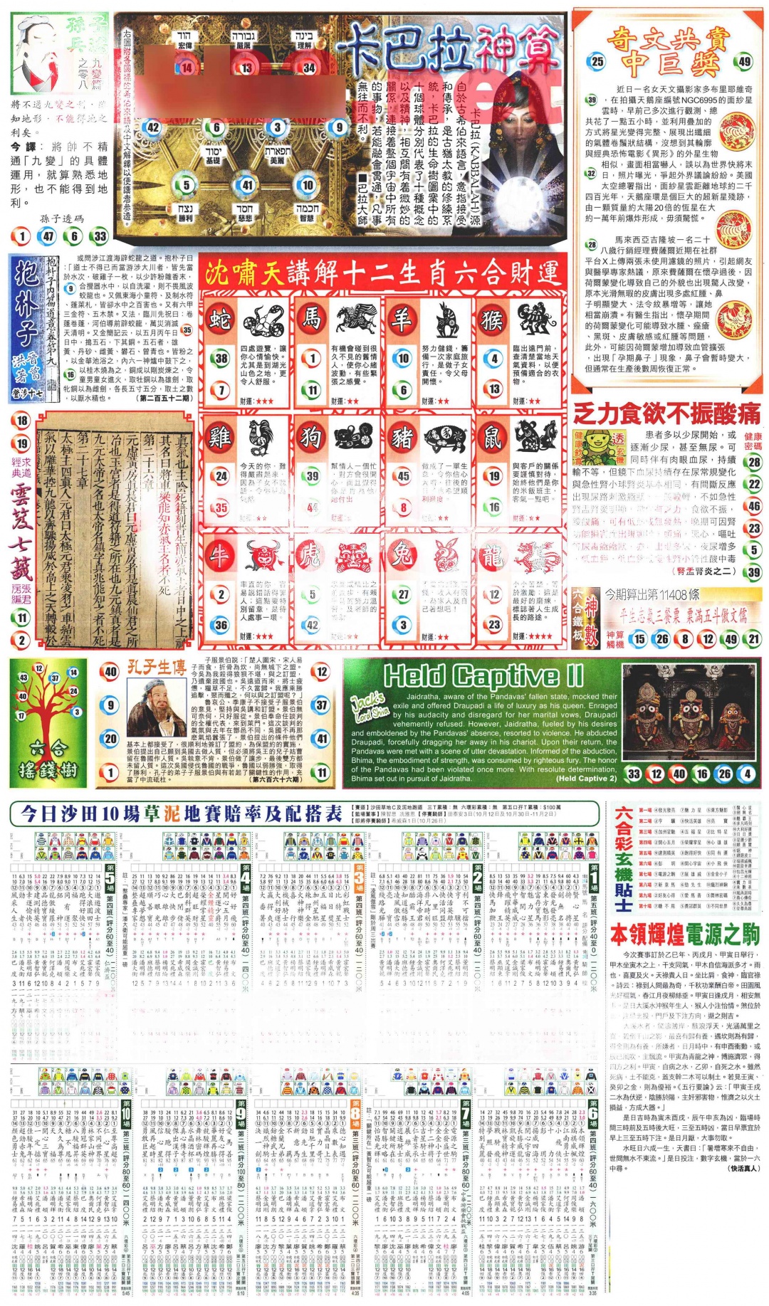六合彩110期新报玄机(港版)D