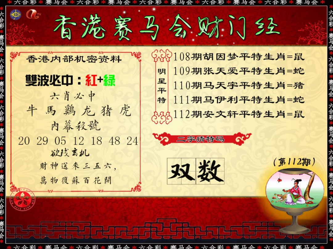 六合彩112期财门经