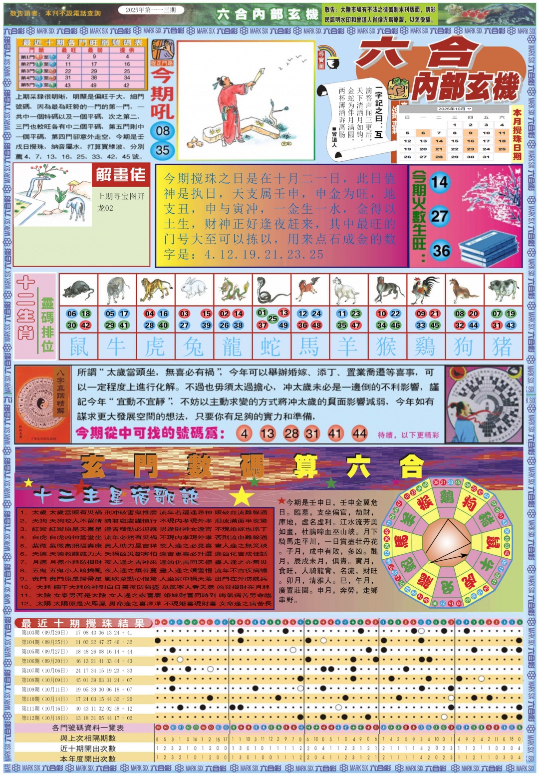 六合彩113期六合内部玄机A