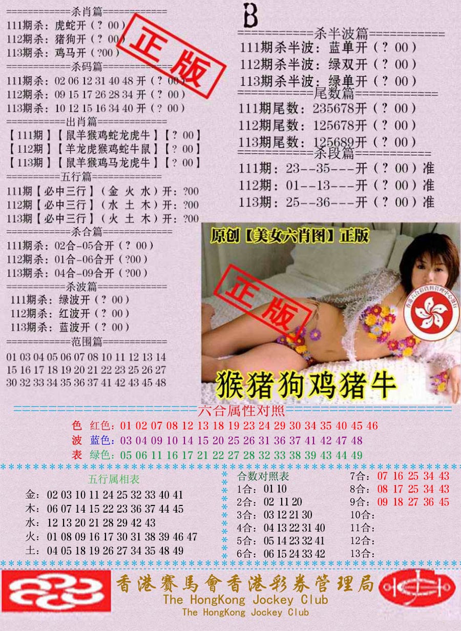 六合彩113期通缉令-2