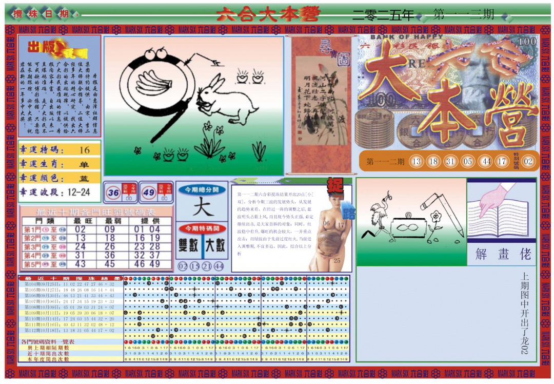 六合彩113期大本营