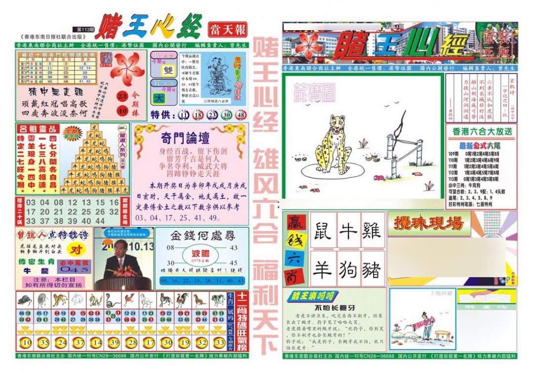 六合彩113期赌王心经