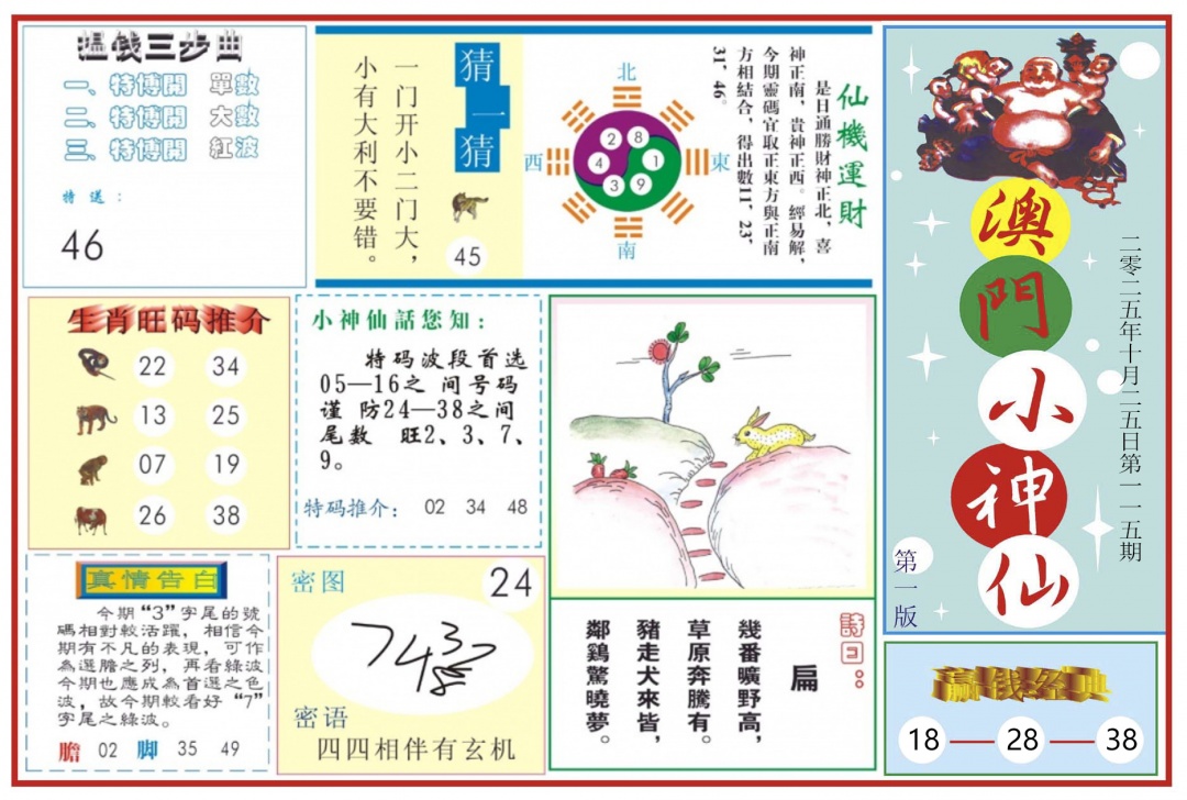 六合彩115期澳门小神仙-1