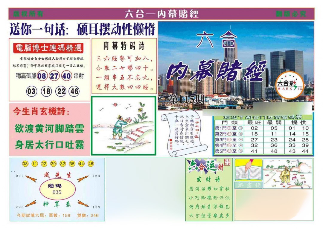 六合彩115期内幕赌经
