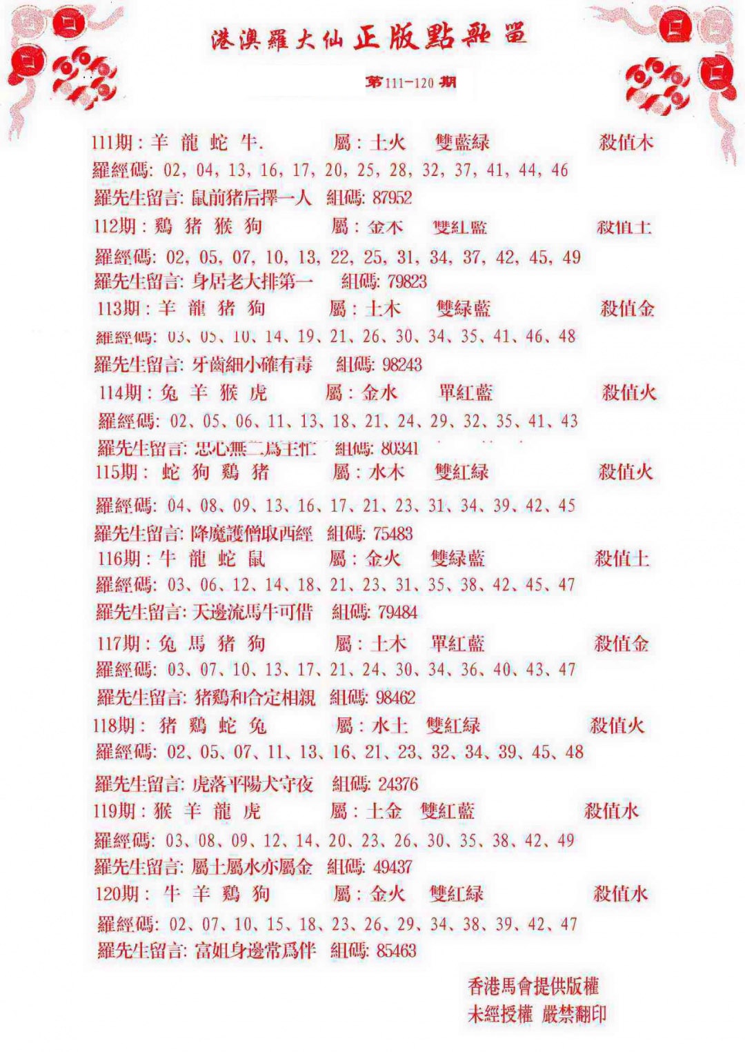 六合彩115期点歌单