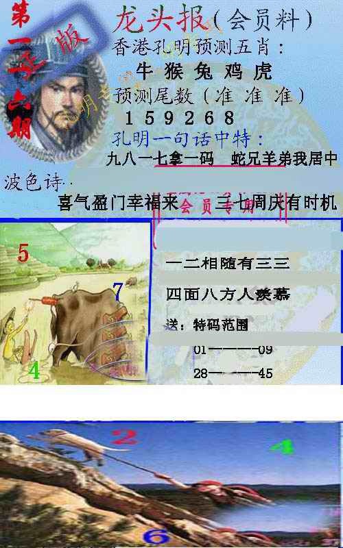 六合彩116期龙头报