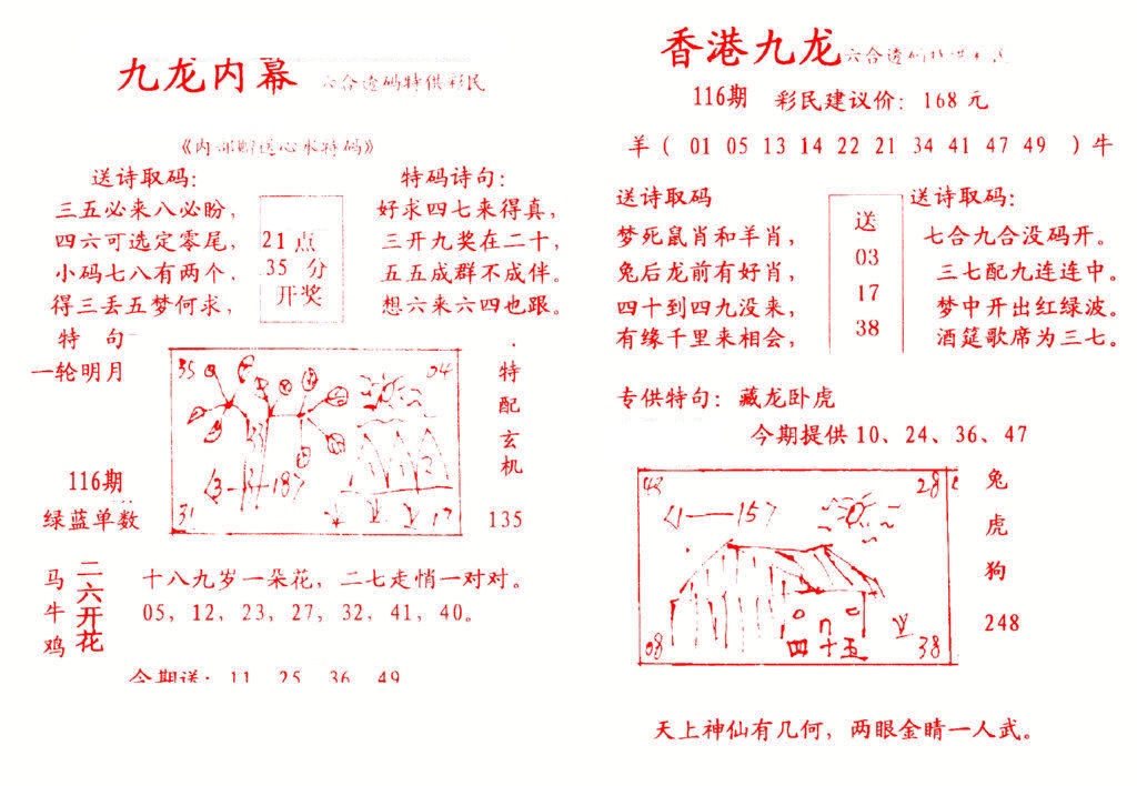 六合彩116期九龙内幕