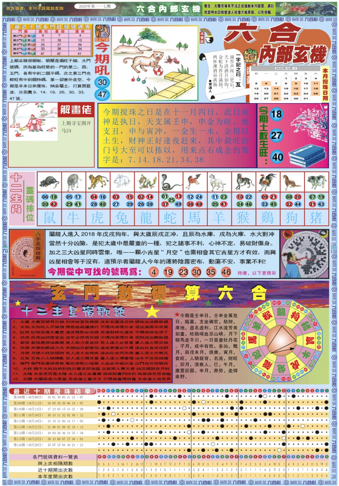 六合彩117期六合内部玄机A