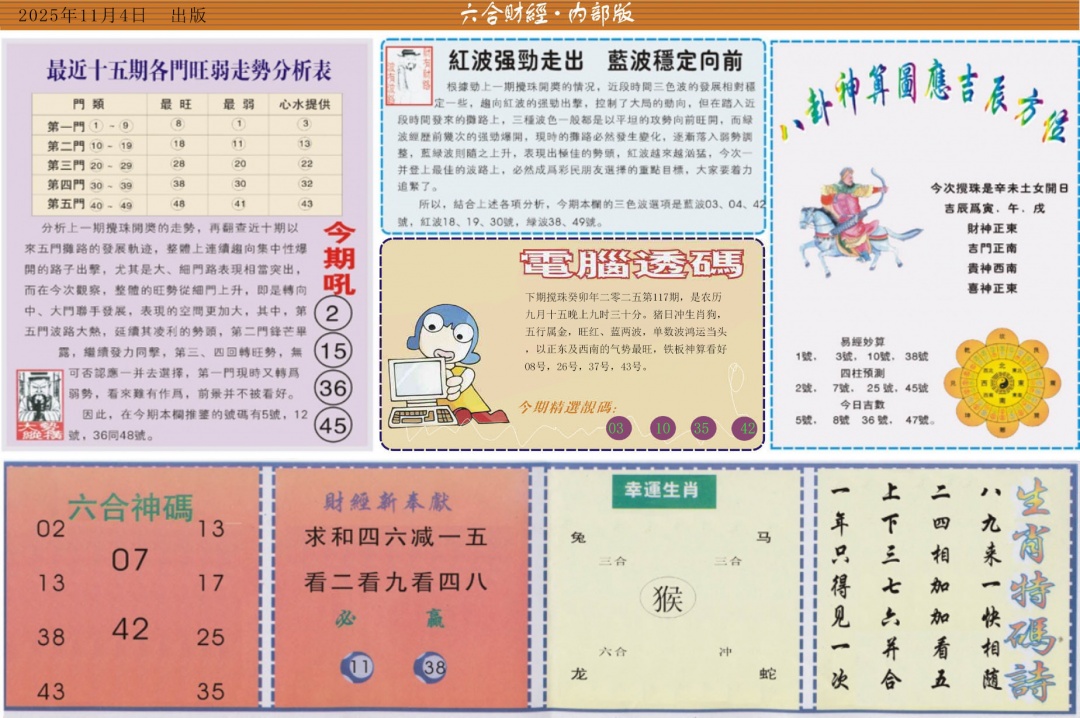 六合彩117期六合财经B