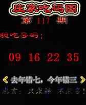 六合彩117期庄家吃码图