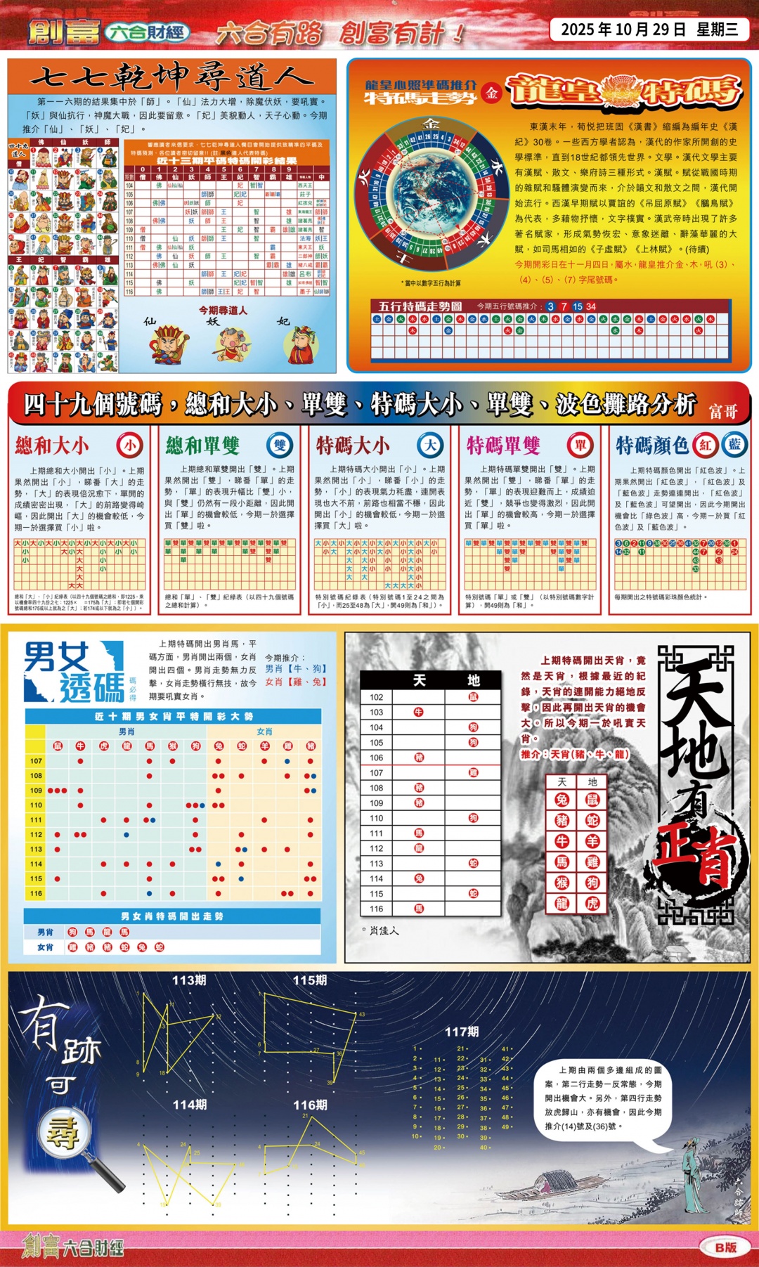 六合彩117期创富(港版)B