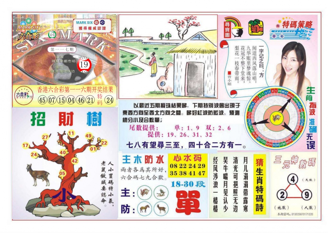 六合彩117期天眼神算