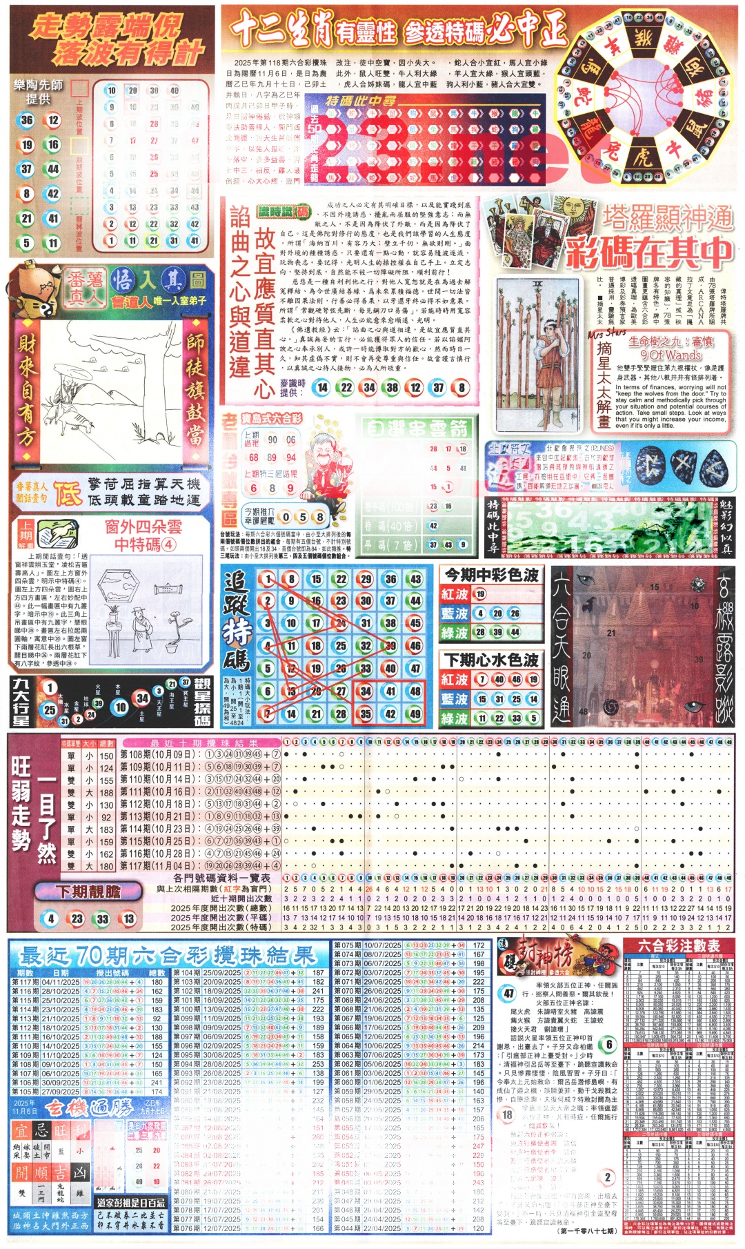 六合彩118期新报玄机(港版)C