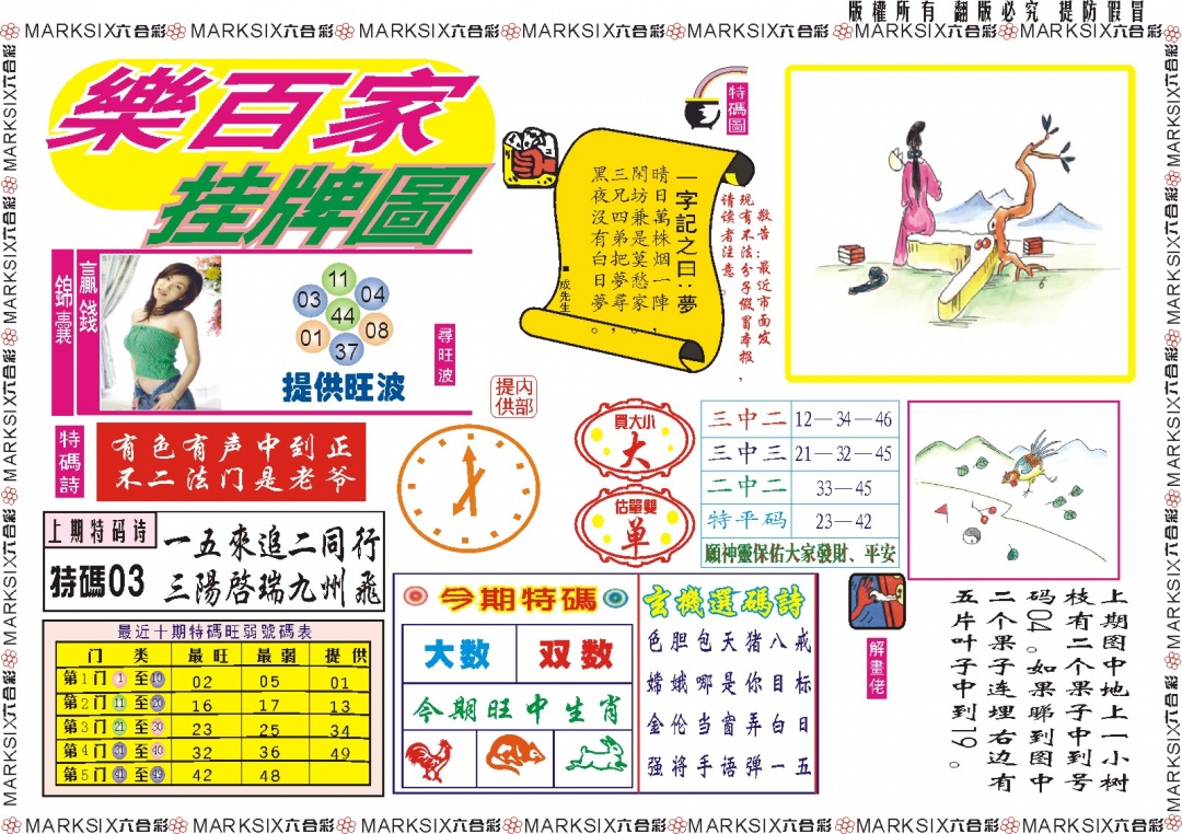 六合彩118期乐百家挂牌图记录