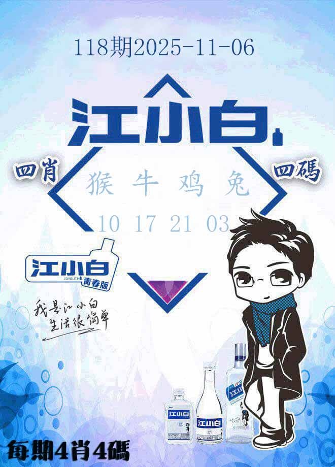六合彩118期江小白
