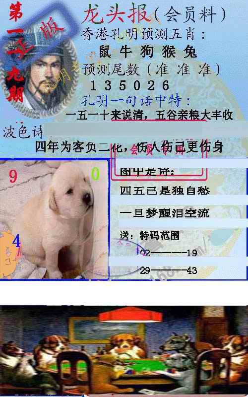 六合彩119期龙头报