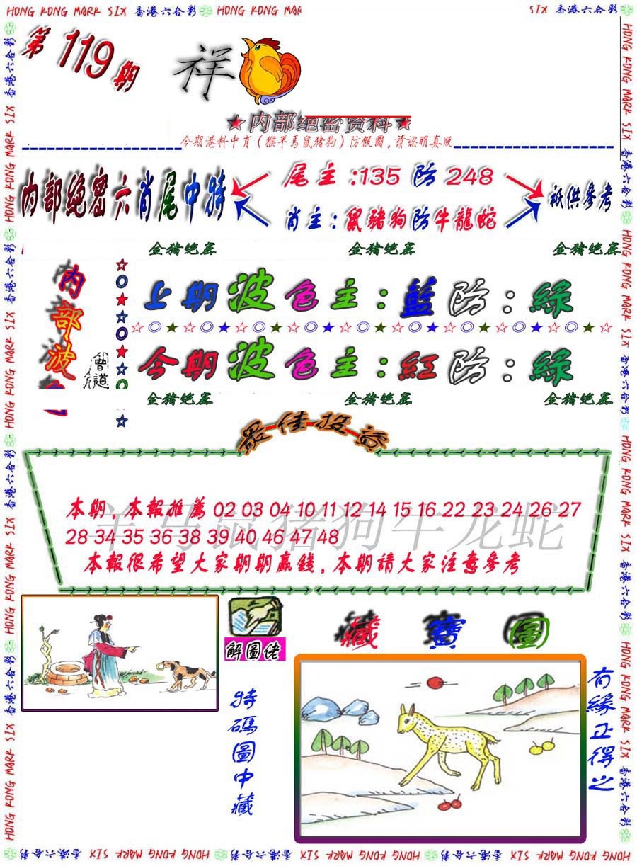 六合彩119期金鼠绝密图