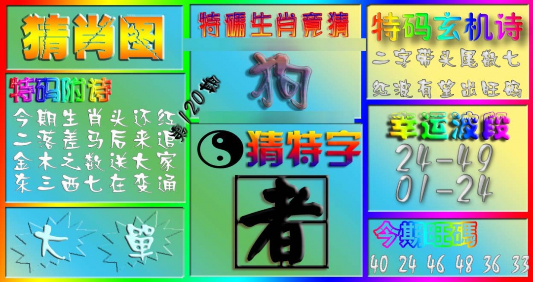 六合彩120期香港赛马会猜肖图