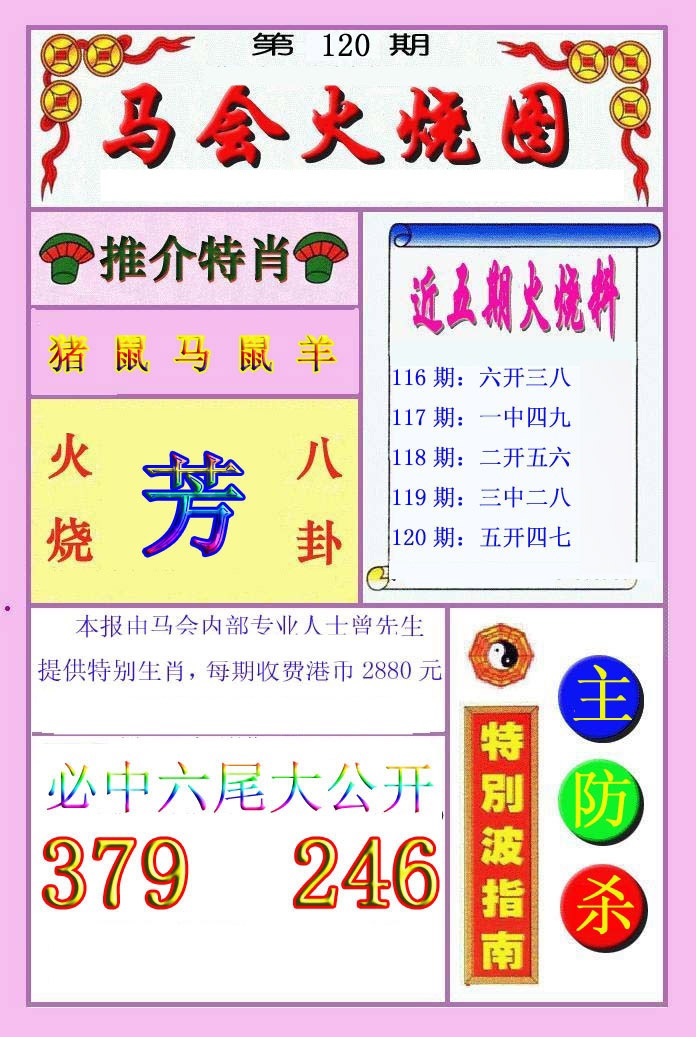 六合彩120期火烧图