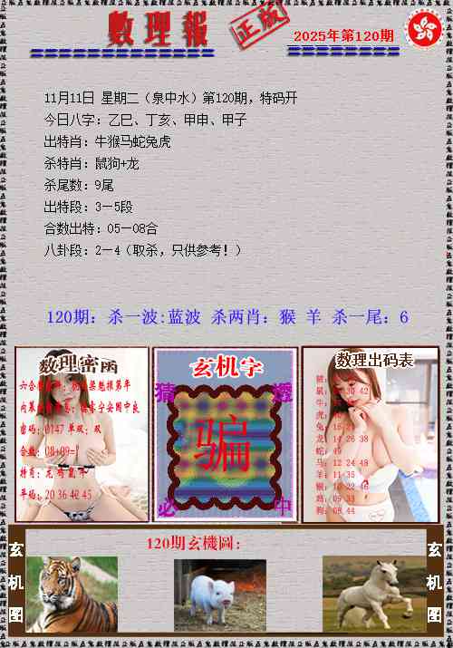 六合彩120期数理报