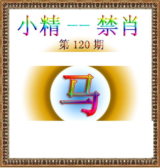 六合彩120期小精禁肖