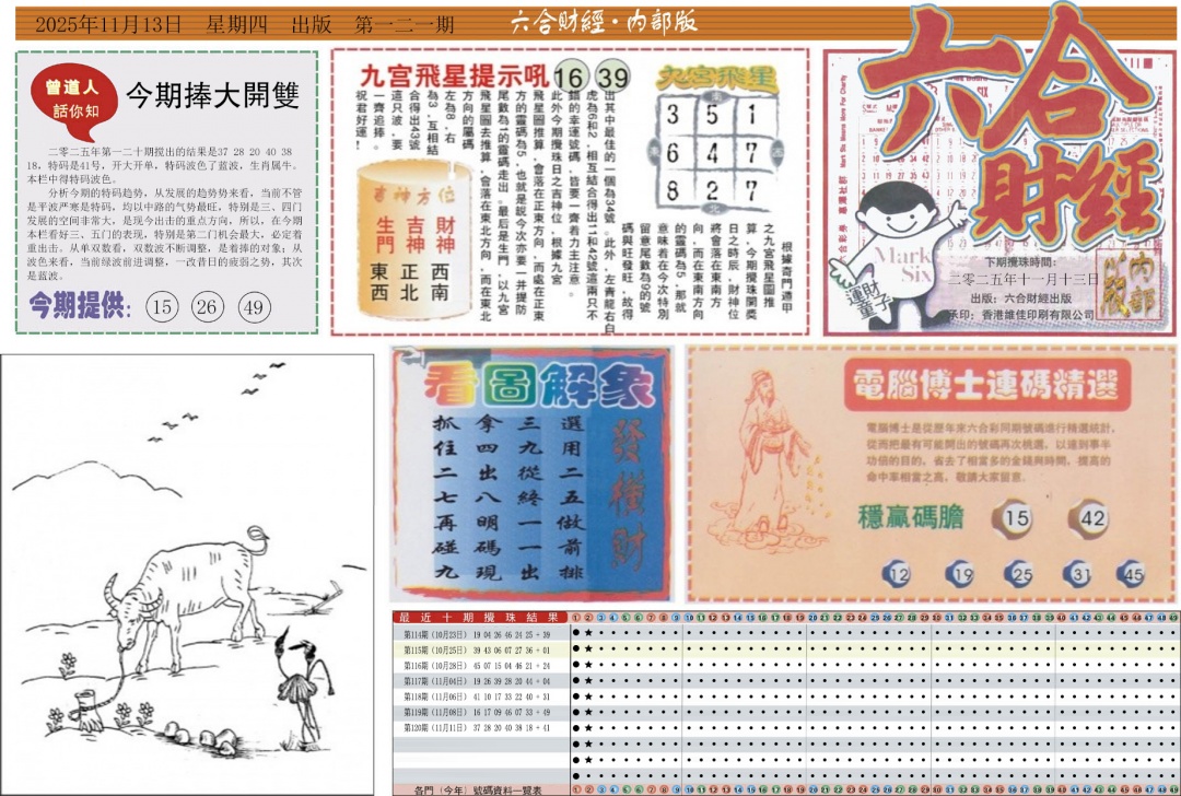 六合彩121期六合财经A