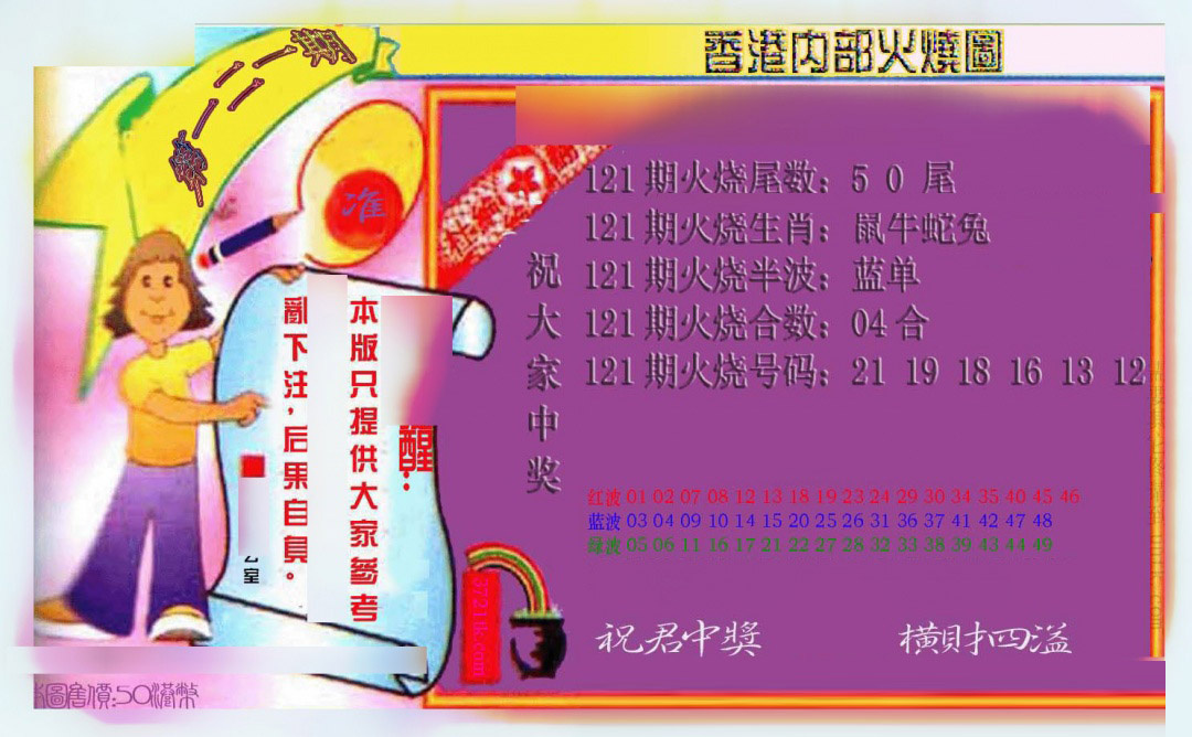 六合彩121期火烧图（新）
