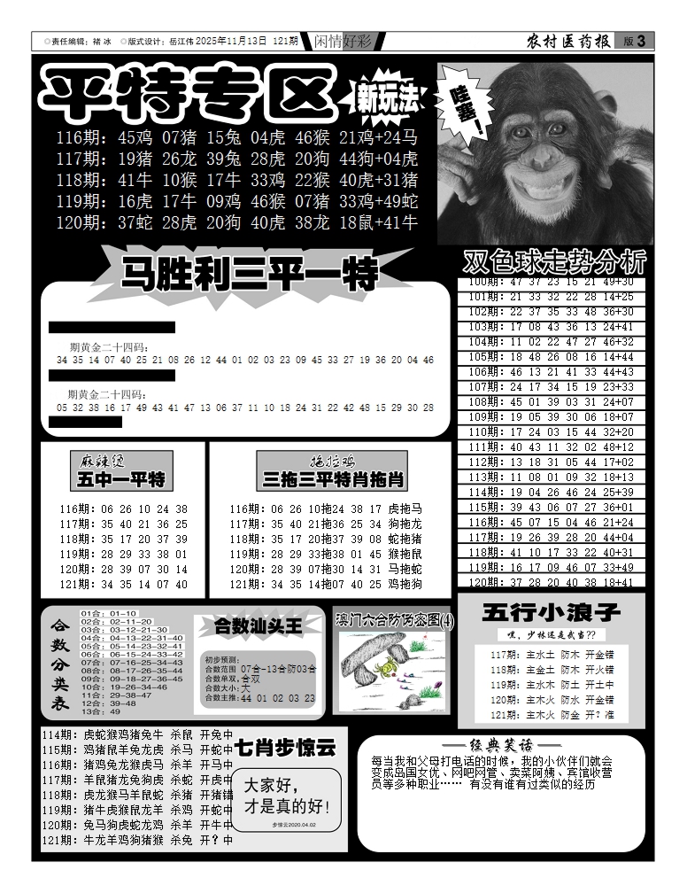 六合彩121期新粤彩(闲情好彩F)