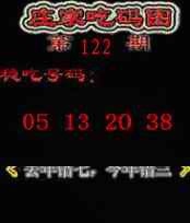 六合彩122期庄家吃码图