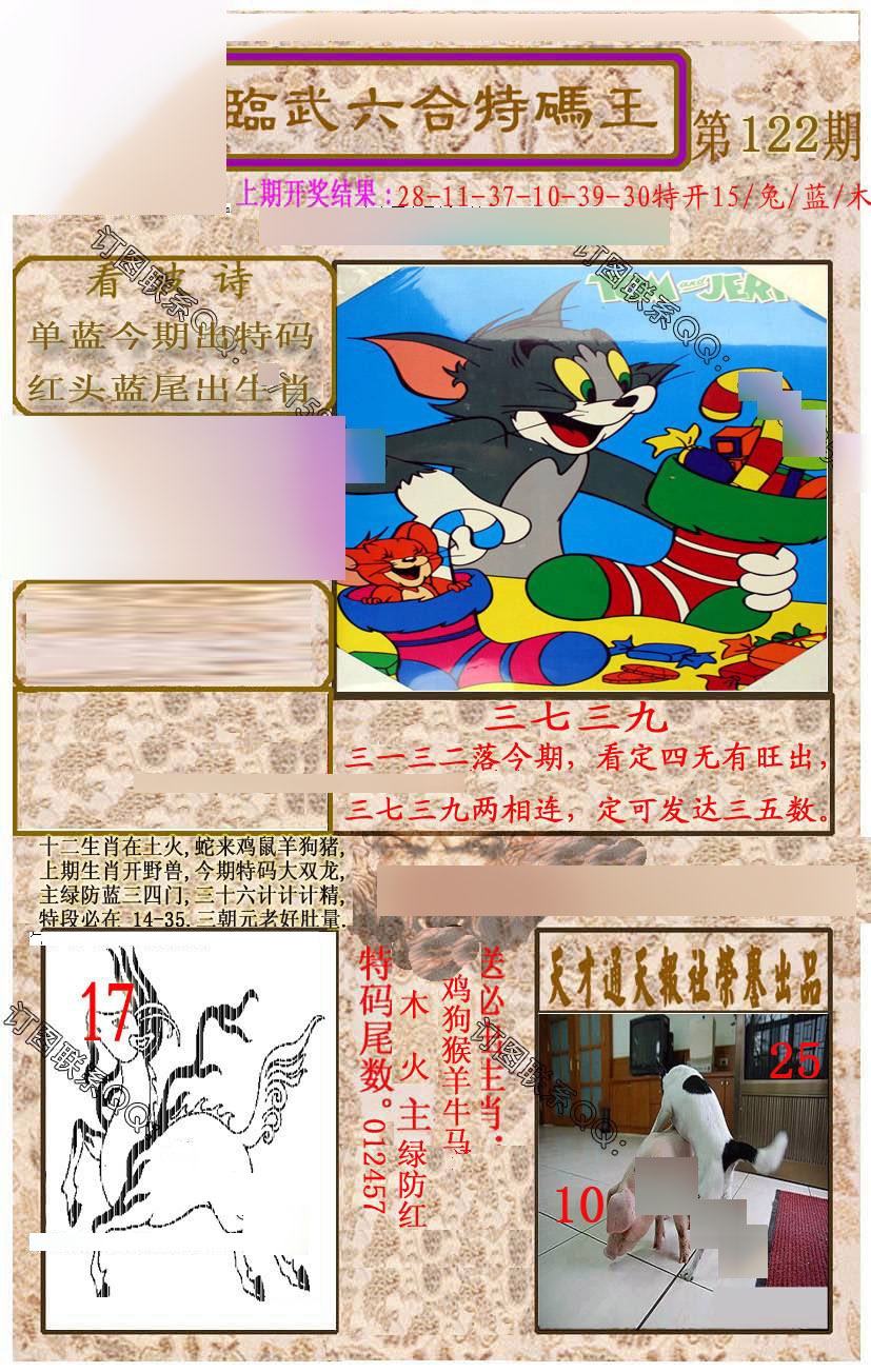 六合彩122期临武六合特码王