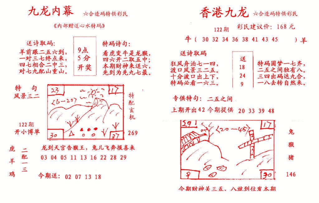 六合彩122期九龙内幕