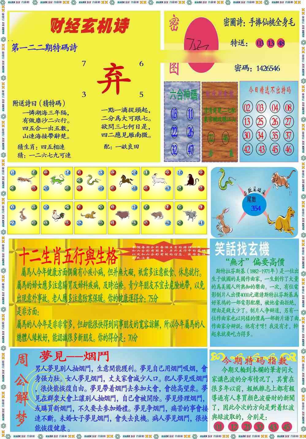 六合彩122期马经财经B(新图推荐)